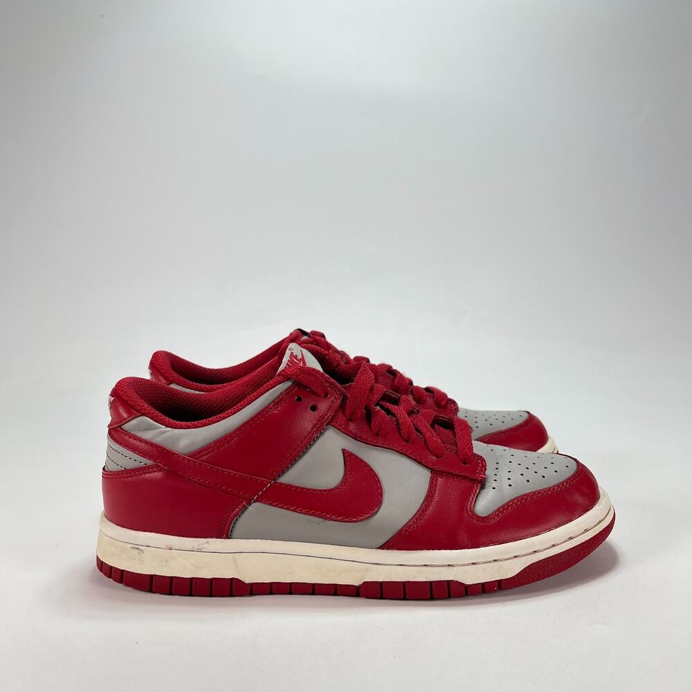 Nike Dunk Low UNLV Medium Grey Red Casual Sneakers Shoes CW1590-002 Youth Sz 5Y
